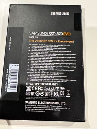 SSD Samsung 870 EVO 1TB SATA 2.5