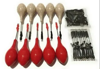 ✅ 10 plomos pesca surfcasting, grapas, urfes. 