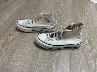Converse Plataforma Blancas
