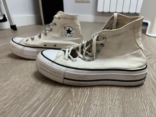 Converse Plataforma Blancas