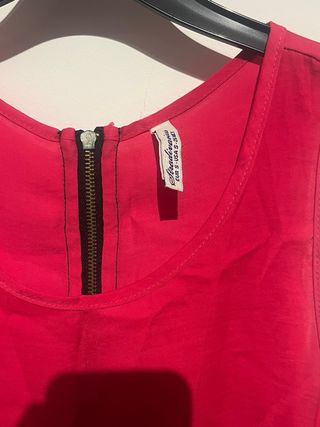 Blusa fluida roja talla S