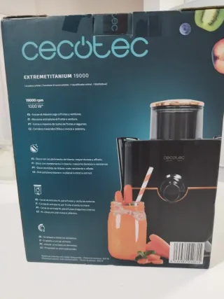 Licuadora Cecotec Extrattitanium 1000W