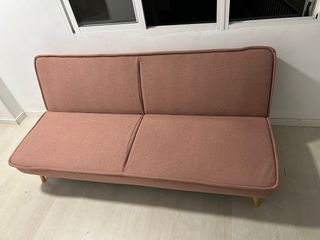 Sofá Cama Rosa 2 Plazas 188x116cm