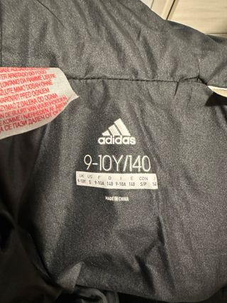 Chaqueta Adidas niño negra