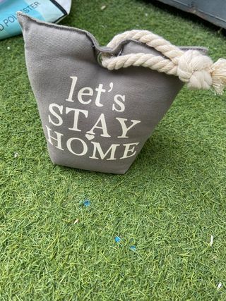 Tope de puerta Let's Stay Home
