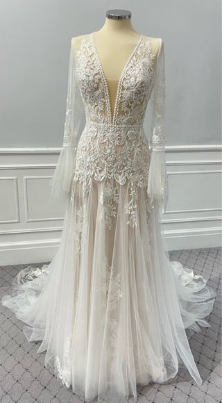 Vestido Novia Pronovias Encaje 
talla 46/48