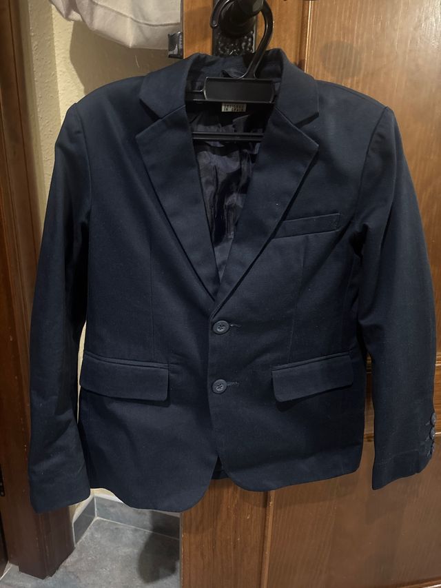 Americana niño azul marino 5-6 años