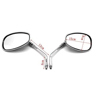 Espejos Moto Cromados - Set 2 Unidades