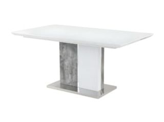 URGE!  Mesa moderna gris y blanca