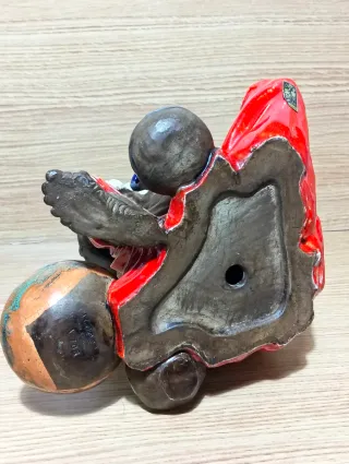 Figura Algora Asceta de la India , craquelado.