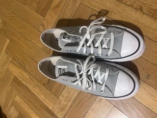 Converse plataforma grises