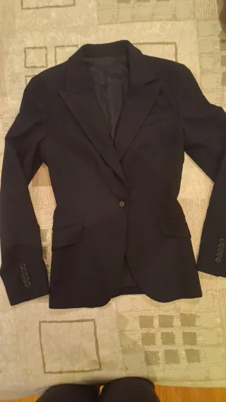 Americana vestir negra talla S