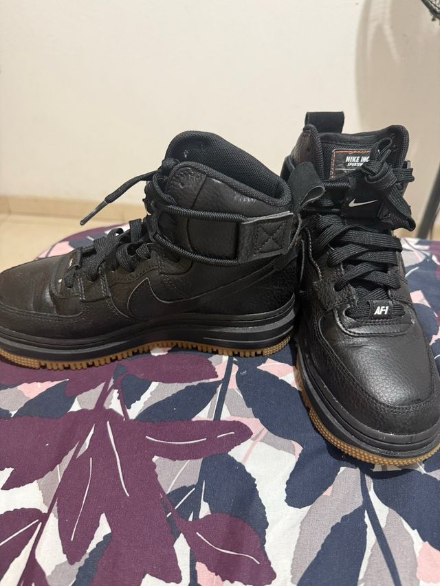Nike Air Force 1 Botas Negras Marrones
