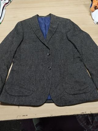 Blazer Tommy Hilfiger Gris Azul