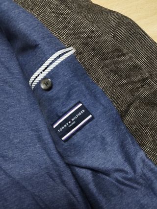 Blazer Tommy Hilfiger Gris Azul