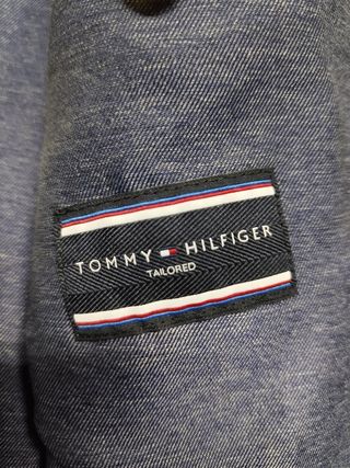 Blazer Tommy Hilfiger Gris Azul
