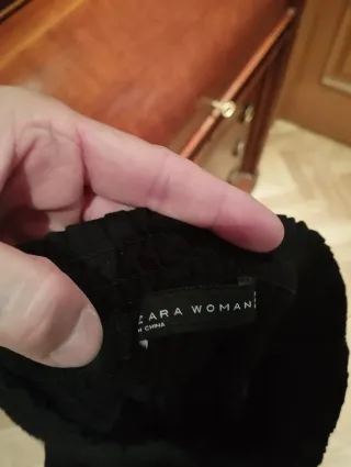 Pantalón Zara Talla M Negro