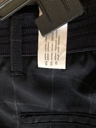 Pantalón de vestir Zara cuadros hombre