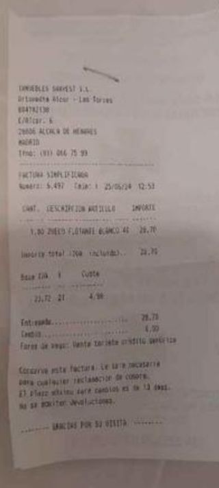 Zuecos blancos nuevos