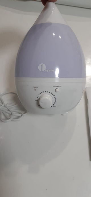 Humidificador Aromaterapia Morado y Blanco