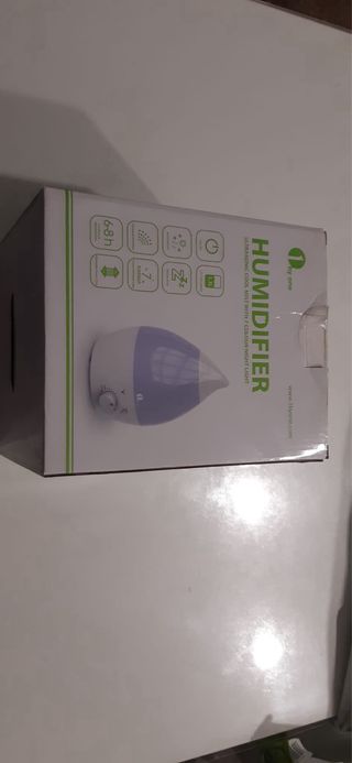 Humidificador Aromaterapia Morado y Blanco