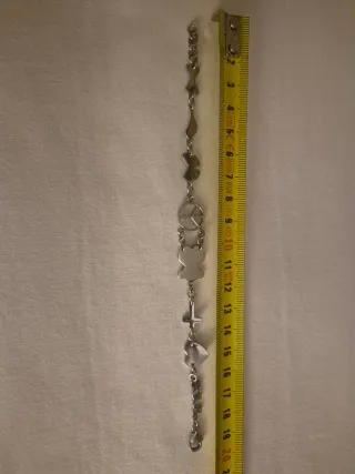 Pulsera Tous acero Corazón Oso Paz