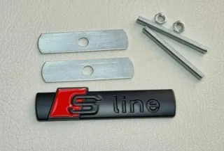 Logo Emblema S line de Parilla Audi A3 A4 A5 A6