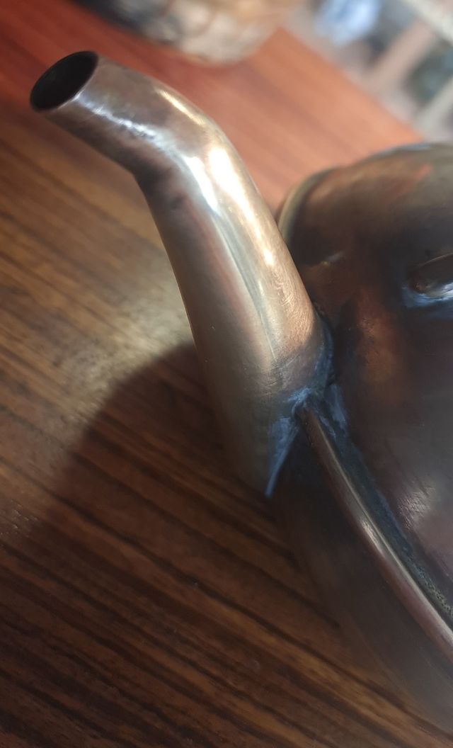 Tetera Vintage Latón Principios Siglo XX