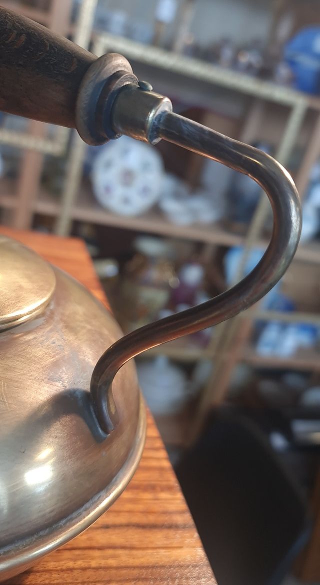 Tetera Vintage Latón Principios Siglo XX