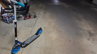 Patinete Oxelo plegable azul