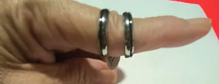 Anillos Acero Inoxidable Diseño Unisex