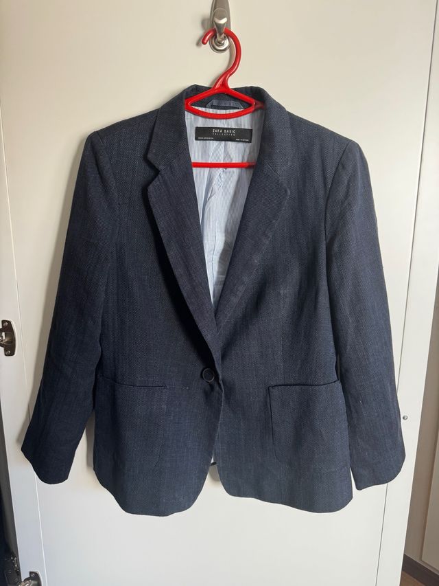 Blazer Zara Azul