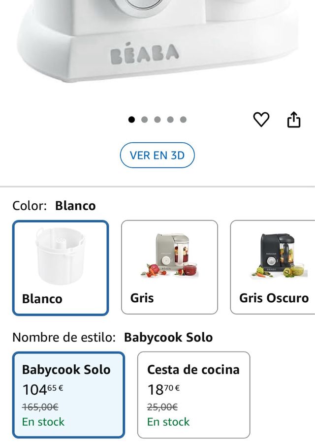 Robot de cocina Beaba Babycook