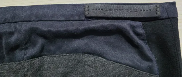 Pantalones Adolfo Dominguez Raya Lateral