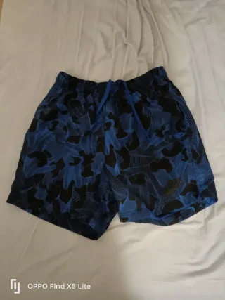 Bermudas Nike Azul y Negro