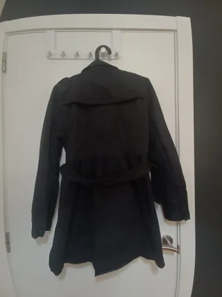 Gabardina negra Talla 40/42