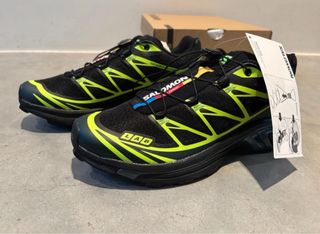 Zapatillas Salomon Negras y Verdes