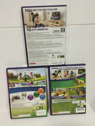 Lote 3 Videojuegos Xbox 360 Kinect