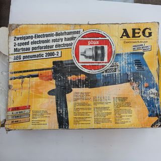 Taladro Electrico Aeg Pneumatic 2000-2 Azul