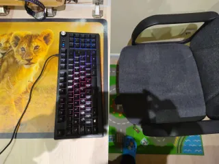 Teclado gaming con luces y muchas opciones