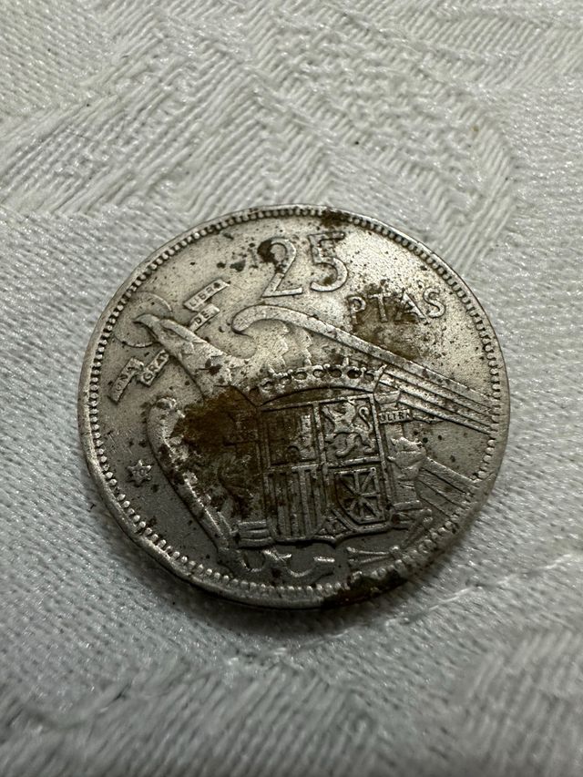 Moneda 25 Pesetas España 1957