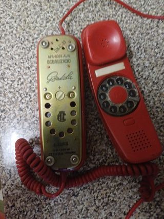 Teléfono Góndola Rojo