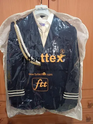 Traje de Comunión Fydacttex Azul y Dorado