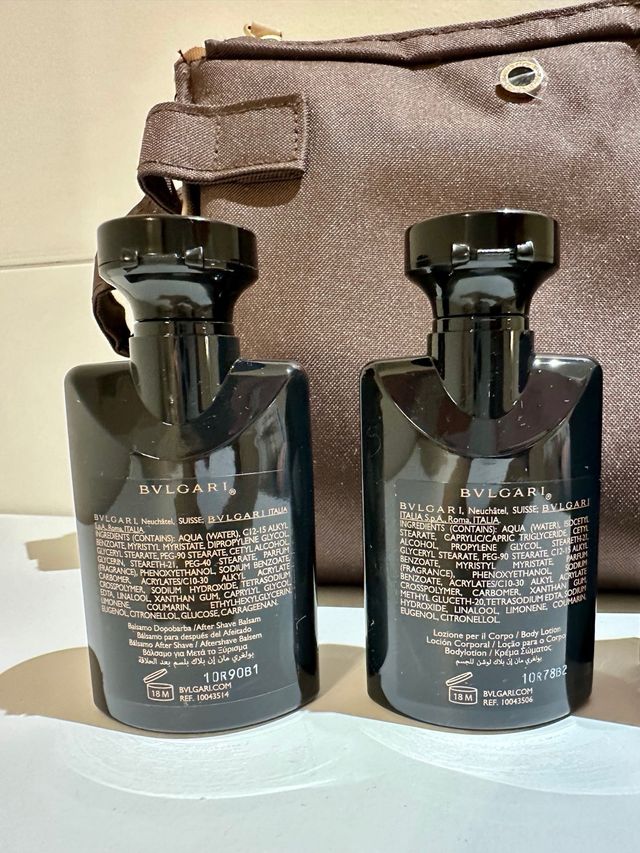 Set Bvlgari Man in Black: borsa da toilette e profumo