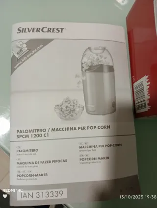 Máquina de Palomitas Roja