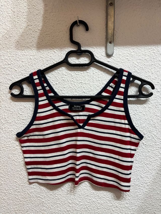 Top marinero Bershka rayas M