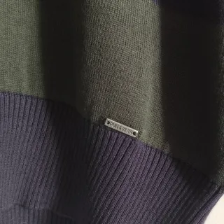 Jersey Pull&Bear Talla S Rayas Azul/Verde