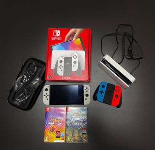 Nintendo Switch OLED White + Giochi