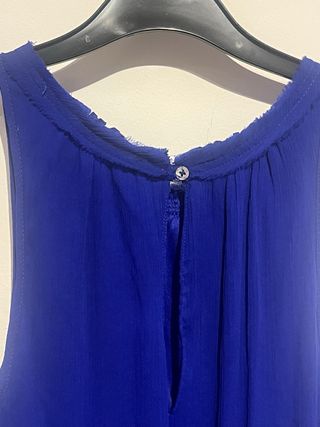 Vestido fiesta Zara azul talla XS