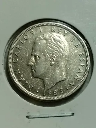 5 Pesetas 1983 Juan Carlos I Rey de España